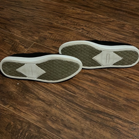 Franco sarto slip on shoes flats faux snake skin pattern black size 6.5 - Picture 3 of 3